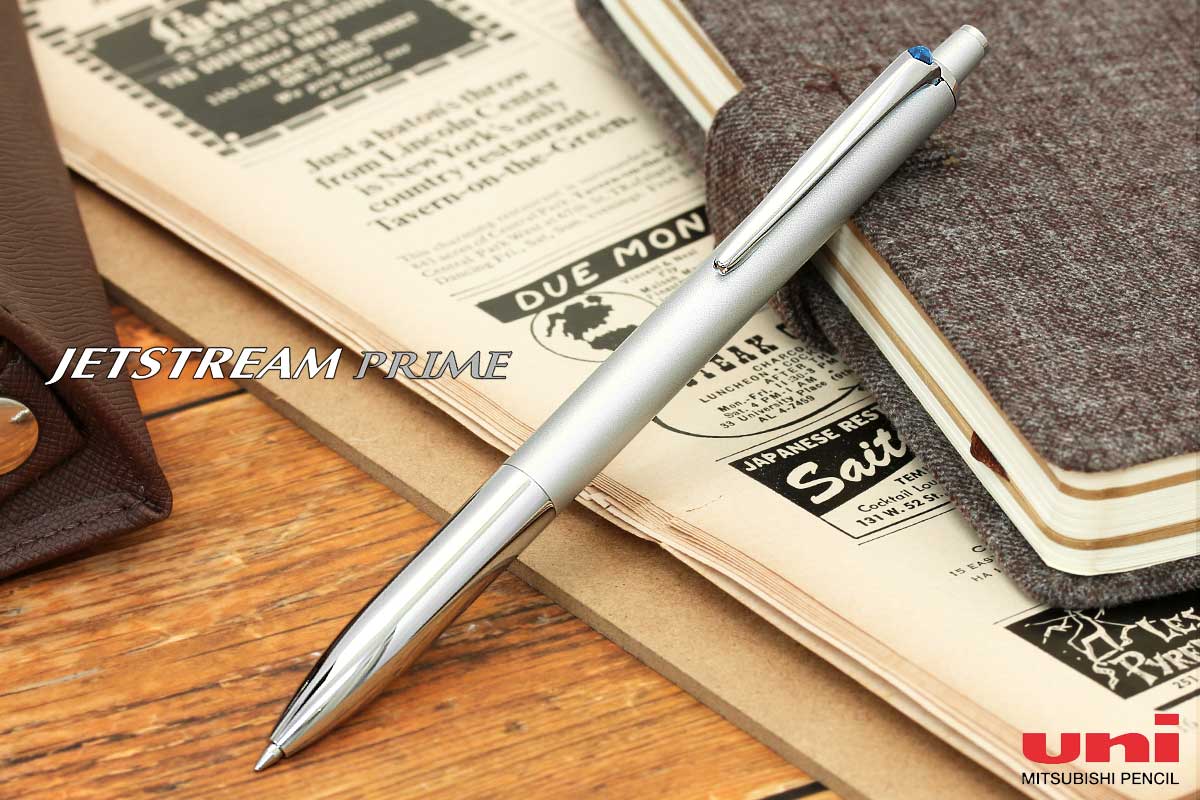 三菱鉛筆（UNI） ボールペンジェットストリーム プライム シルバー 0.7mm ボールペン