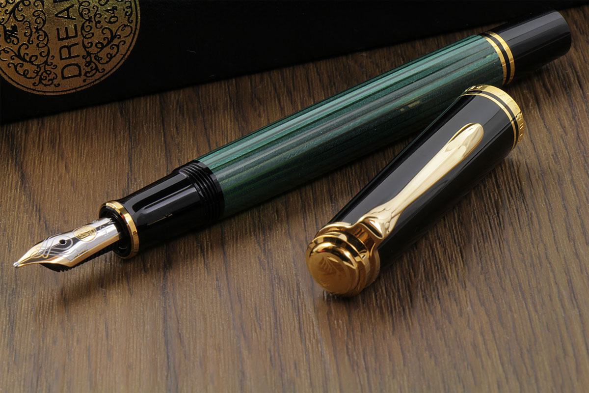 ペリカン（Pelikan） 万年筆スーベレーン M400 グリーン縞 万年筆
